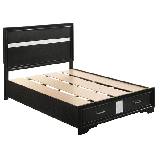 Miranda Full & Twin Storage Bed Black - National Warehouse Furniture (Buffalo, NY)