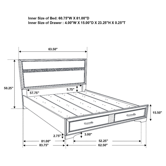 Miranda Bedroom Set with Storage