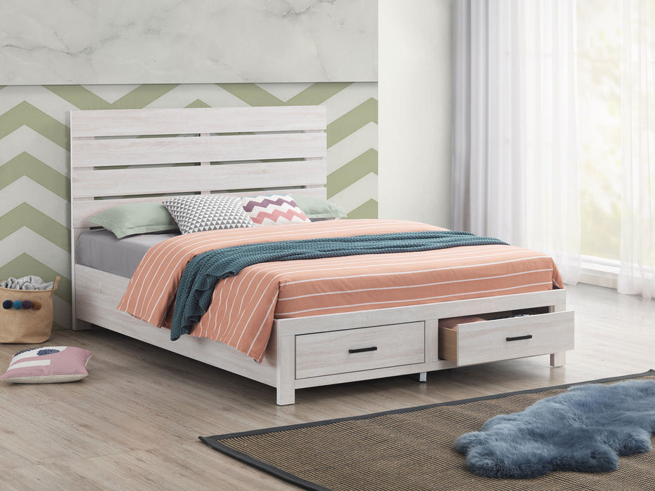 Brantford Wood Storage Panel Bed - National Warehouse Furniture (Buffalo, NY)