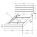Brantford Wood Storage Panel Bed - National Warehouse Furniture (Buffalo, NY)