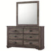Crown Mark Furniture Coralee Dresser Mirror in Gray - National Warehouse Furniture (Buffalo, NY)