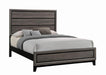 Watson Eastern King & Queen Bed Grey Oak and Black - National Warehouse Furniture (Buffalo, NY)