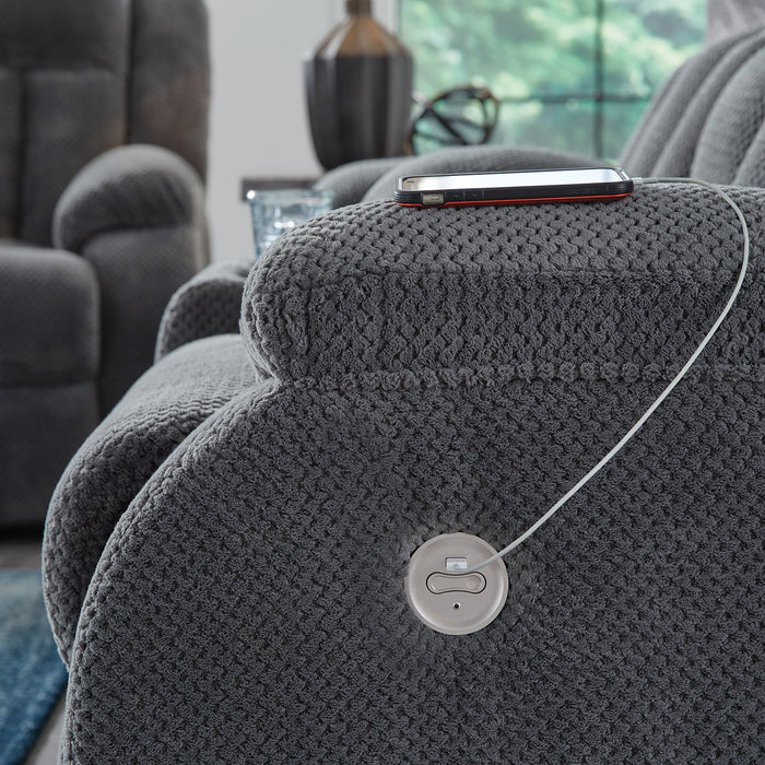 Observation Power Reclining Sofa with Drop Down Table - National Warehouse Furniture (Buffalo, NY)
