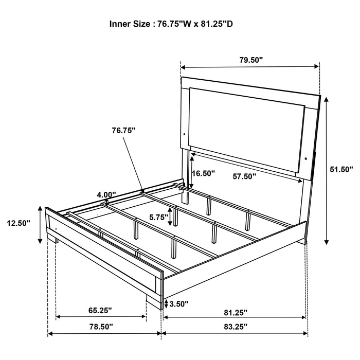 Hyland Eastern King & Queen Bed - National Warehouse Furniture (Buffalo, NY)