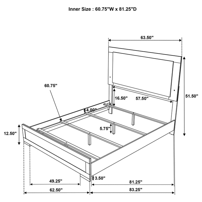 Hyland Eastern King & Queen Bed - National Warehouse Furniture (Buffalo, NY)