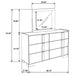 Hyland Dresser With Mirror - National Warehouse Furniture (Buffalo, NY)