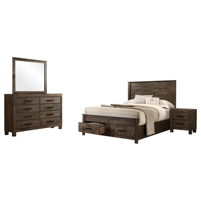 Woodmont 4 & 5 Piece E.King, Queen, & Cal;.King Bedroom Sets - National Warehouse Furniture (Buffalo, NY)