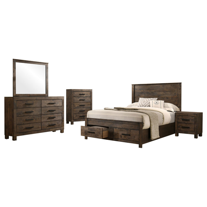 Woodmont 4 & 5 Piece E.King, Queen, & Cal;.King Bedroom Sets - National Warehouse Furniture (Buffalo, NY)