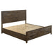 Woodmont Eastern King & Queen Storage Bed Rustic Golden Brown - National Warehouse Furniture (Buffalo, NY)