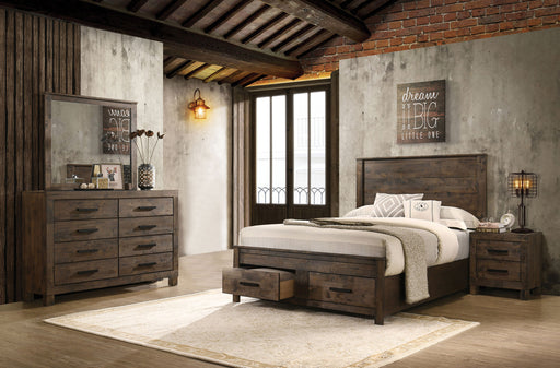 Woodmont 4 & 5 Piece E.King, Queen, & Cal;.King Bedroom Sets - National Warehouse Furniture (Buffalo, NY)