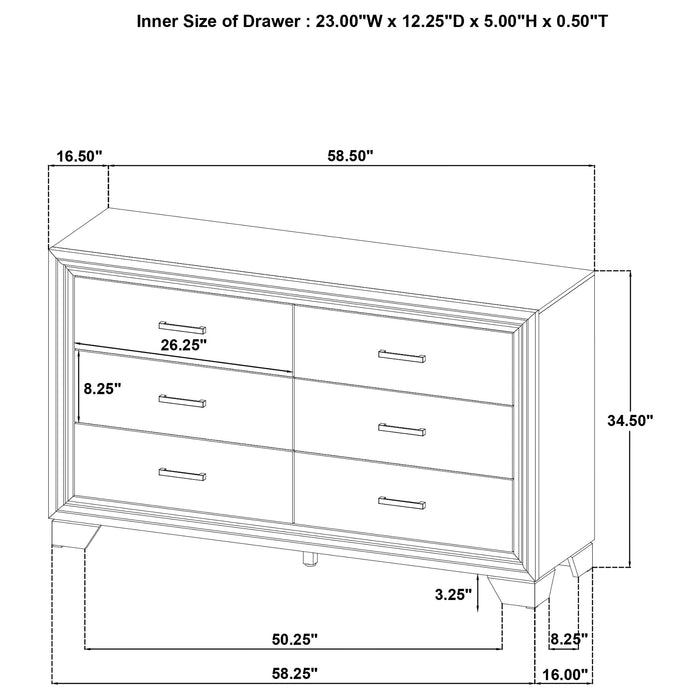Wright 4 Pc & 5 Pc Bedroom Set - National Warehouse Furniture (Buffalo, NY)
