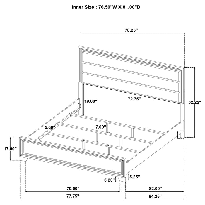 Wright California King Bed - National Warehouse Furniture (Buffalo, NY)