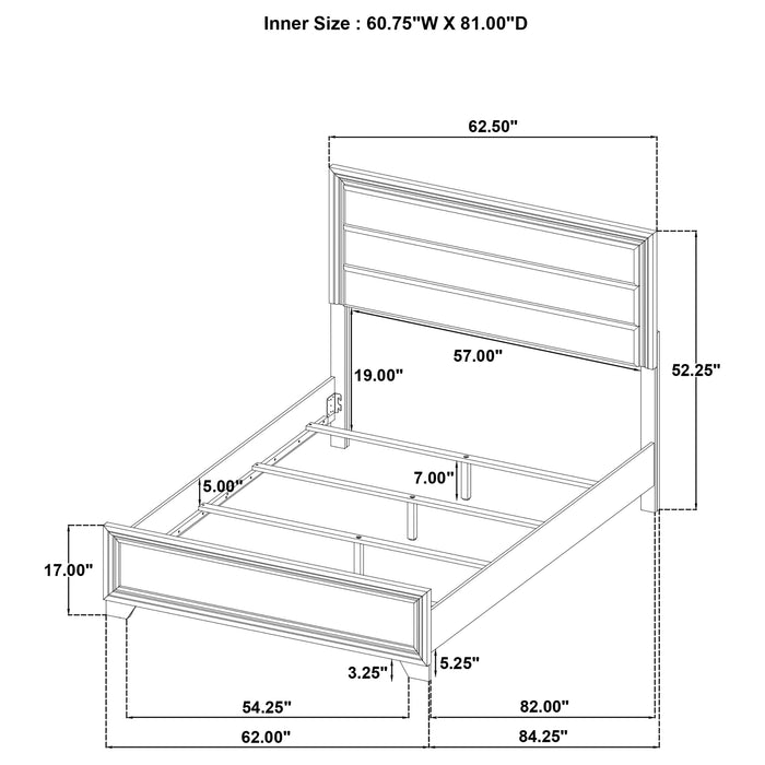 Wright California King Bed - National Warehouse Furniture (Buffalo, NY)