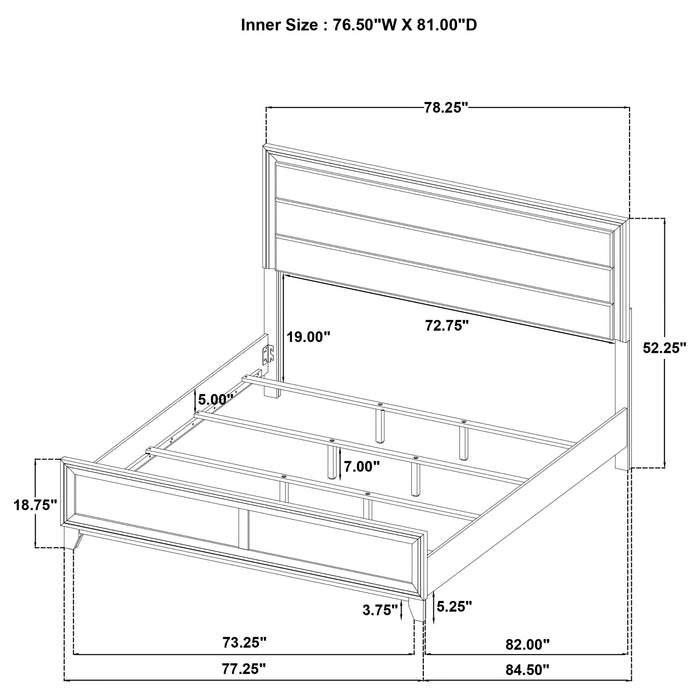 Welsley 4 & 5 PieceBedroom Set - National Warehouse Furniture (Buffalo, NY)