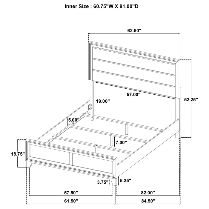 Welsley 4 & 5 PieceBedroom Set - National Warehouse Furniture (Buffalo, NY)