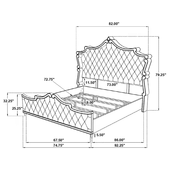 Antonella Queen Beds - National Warehouse Furniture (Buffalo, NY)