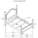 Andover 4 & 5 Piece Bedroom Set King, Queen, & Cal.King - National Warehouse Furniture (Buffalo, NY)