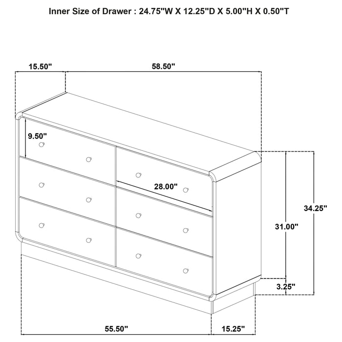 Cavelle 4 & 5 Piece Bedroom Set Queen & E.King - National Warehouse Furniture (Buffalo, NY)