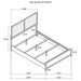 Cavelle 4 & 5 Piece Bedroom Set Queen & E.King - National Warehouse Furniture (Buffalo, NY)