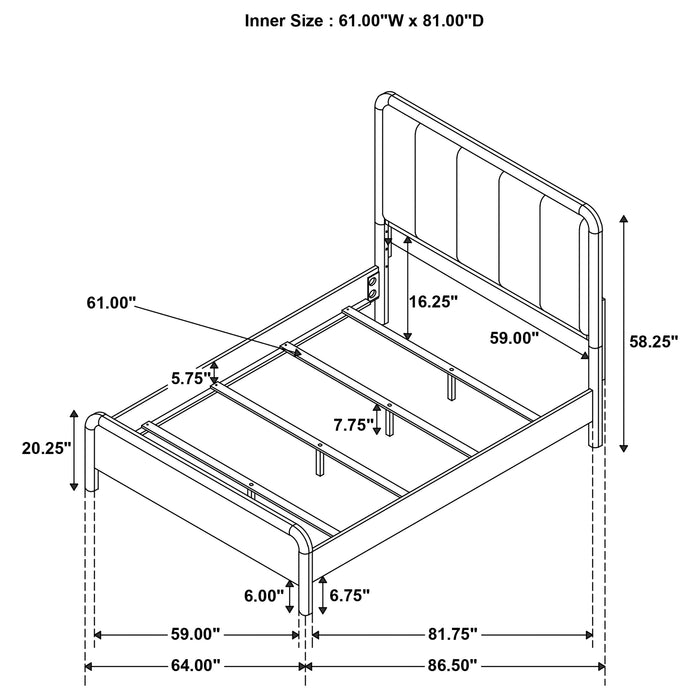 Amsbury California King, E.King, & Queen Bed - National Warehouse Furniture (Buffalo, NY)