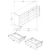 Arini Dressers - National Warehouse Furniture (Buffalo, NY)
