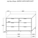 Kendall 4 & 5 Piece Bedroom Sets - National Warehouse Furniture (Buffalo, NY)