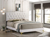 Kendall Panel Bed E.King, & Queen Black & White - National Warehouse Furniture (Buffalo, NY)