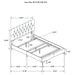 Kendall Panel Bed E.King, & Queen Black & White - National Warehouse Furniture (Buffalo, NY)