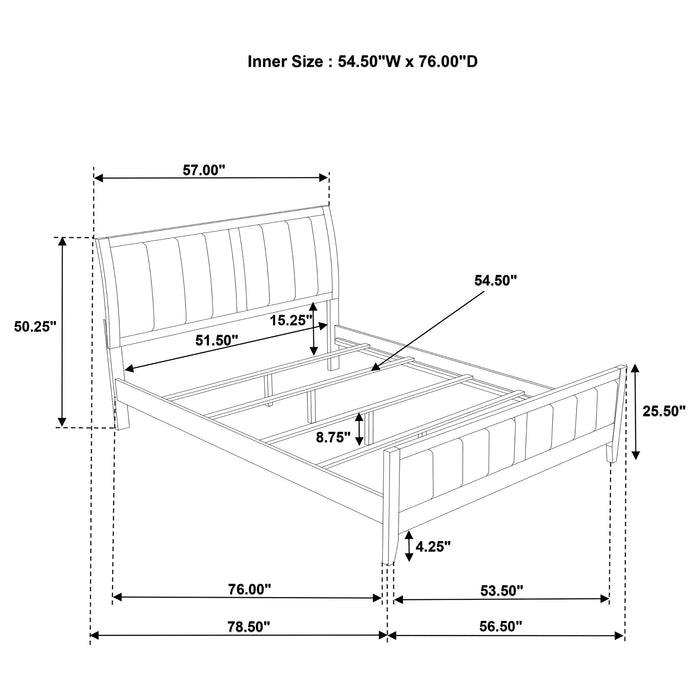 Wilkes 4 & 5 Piece E.King, Queen, Twin, & Full Bedroom Set - National Warehouse Furniture (Buffalo, NY)