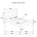 Wilkes 4 & 5 Piece E.King, Queen, Twin, & Full Bedroom Set - National Warehouse Furniture (Buffalo, NY)