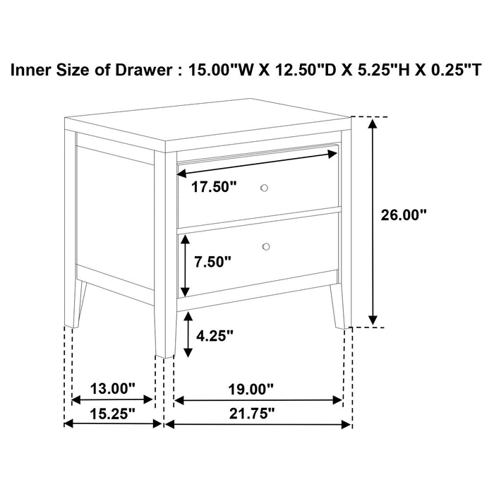 Wilkes 4 & 5 Piece E.King, Queen, Twin, & Full Bedroom Set - National Warehouse Furniture (Buffalo, NY)