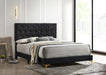 Kendall Panel Bed E.King, & Queen Black & White - National Warehouse Furniture (Buffalo, NY)