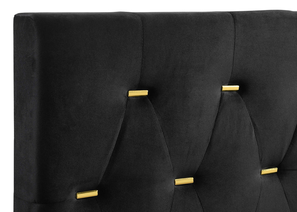 Kendall Panel Bed E.King, & Queen Black & White - National Warehouse Furniture (Buffalo, NY)