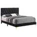 Kendall Panel Bed E.King, & Queen Black & White - National Warehouse Furniture (Buffalo, NY)