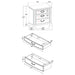 Celina 4 & 5 Piece Bedroom Set King & Queen - National Warehouse Furniture (Buffalo, NY)
