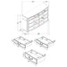 Celina 4 & 5 Piece Bedroom Set King & Queen - National Warehouse Furniture (Buffalo, NY)