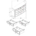 Celina 4 & 5 Piece Bedroom Set King & Queen - National Warehouse Furniture (Buffalo, NY)