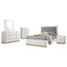 Caraway 4 Pc & Pc E.King, Cal.King, & Queen Bedroom Set Black & White - National Warehouse Furniture (Buffalo, NY)