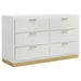 Caraway 4 Pc & Pc E.King, Cal.King, & Queen Bedroom Set Black & White - National Warehouse Furniture (Buffalo, NY)