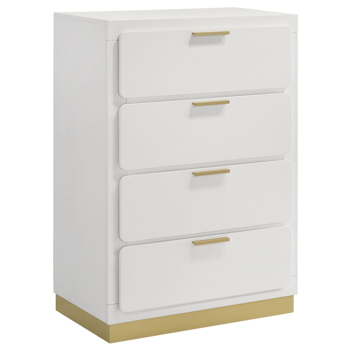 Caraway 4 Pc & Pc E.King, Cal.King, & Queen Bedroom Set Black & White - National Warehouse Furniture (Buffalo, NY)