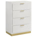 Caraway 4 Pc & Pc E.King, Cal.King, & Queen Bedroom Set Black & White - National Warehouse Furniture (Buffalo, NY)