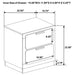 Caraway 4 Pc & Pc E.King, Cal.King, & Queen Bedroom Set Black & White - National Warehouse Furniture (Buffalo, NY)