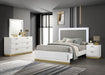 Caraway 4 Pc & Pc E.King, Cal.King, & Queen Bedroom Set Black & White - National Warehouse Furniture (Buffalo, NY)