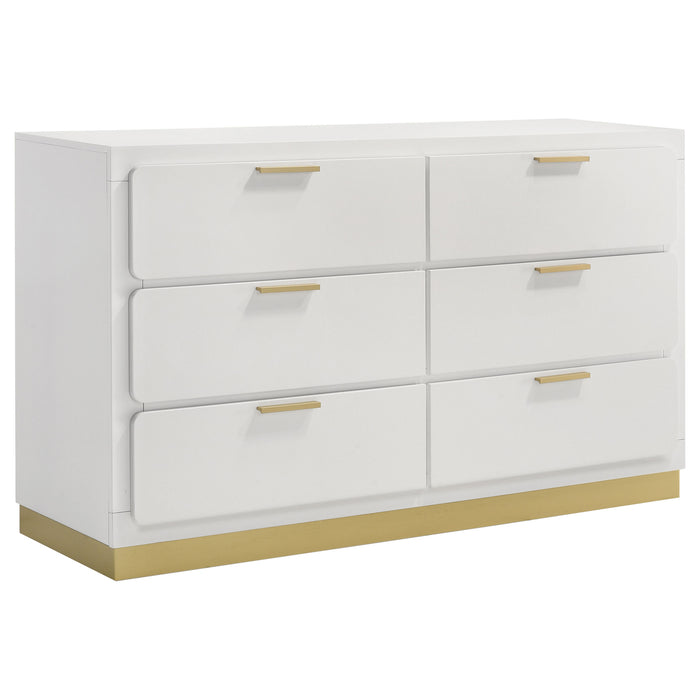 Caraway 4 Pc & Pc E.King, Cal.King, & Queen Bedroom Set Black & White - National Warehouse Furniture (Buffalo, NY)