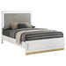 Caraway California King, E.King, & Queen Bed Black & White - National Warehouse Furniture (Buffalo, NY)