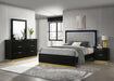 Caraway 4 Pc & Pc E.King, Cal.King, & Queen Bedroom Set Black & White - National Warehouse Furniture (Buffalo, NY)