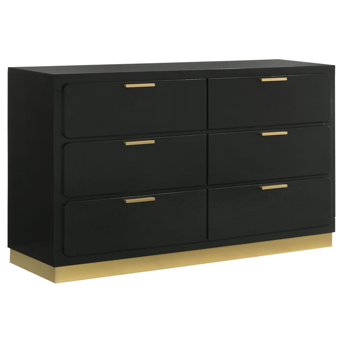 Caraway 4 Pc & Pc E.King, Cal.King, & Queen Bedroom Set Black & White - National Warehouse Furniture (Buffalo, NY)