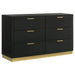 Caraway 4 Pc & Pc E.King, Cal.King, & Queen Bedroom Set Black & White - National Warehouse Furniture (Buffalo, NY)