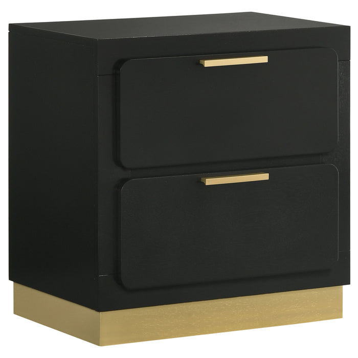 Caraway 4 Pc & Pc E.King, Cal.King, & Queen Bedroom Set Black & White - National Warehouse Furniture (Buffalo, NY)