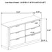 Caraway 4 Pc & Pc E.King, Cal.King, & Queen Bedroom Set Black & White - National Warehouse Furniture (Buffalo, NY)